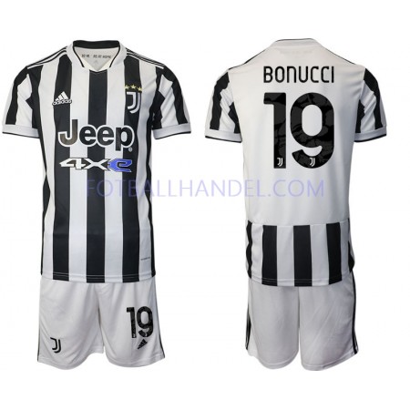 Barn Fotballdrakter Juventus Leonardo Bonucci 19 Hjemme 2021-22 Kortermet